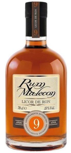 Image sur Malecon 9 Years Licor De Ron 35° 0.7L